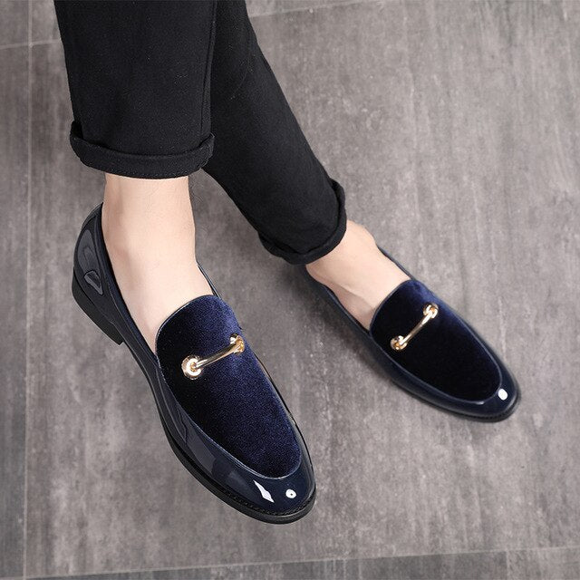 2020 spring leather shoes slip-on mens loafers Suede luxury black brogues oxford shoes classic comfortable moccasin Party Flats