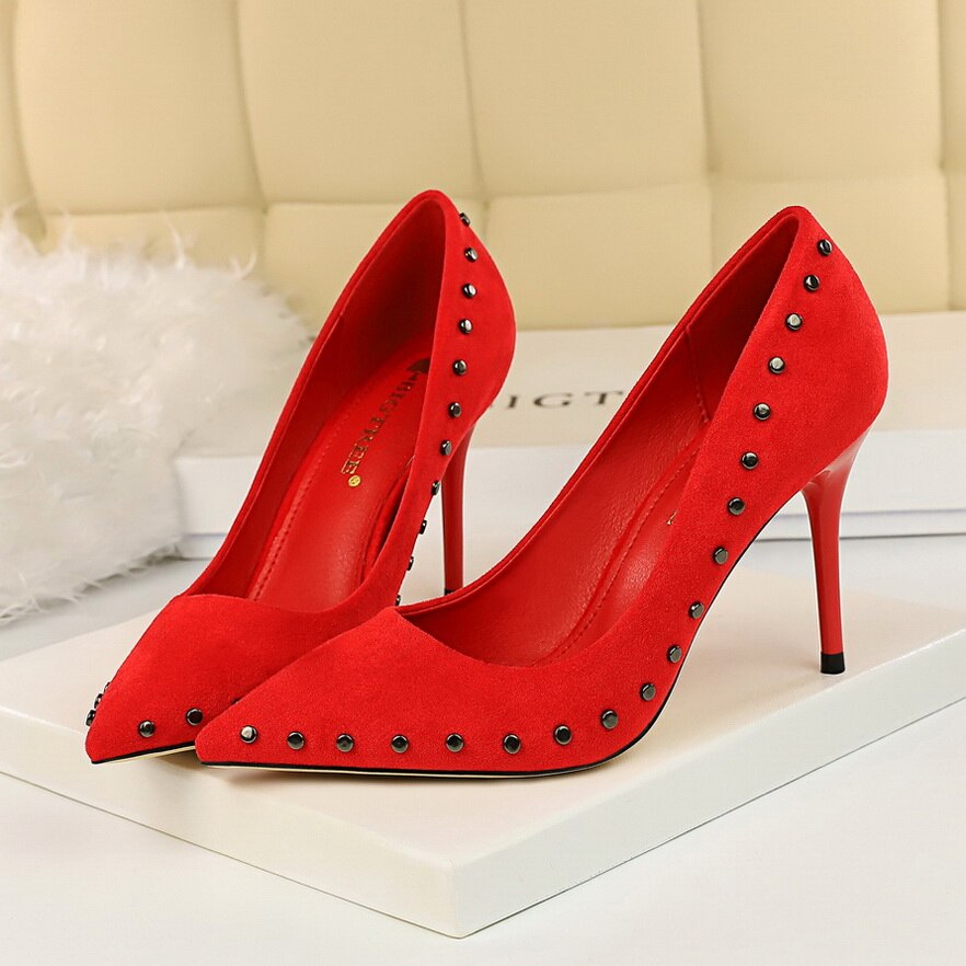 BIGTREE Pumps Women Shoes Luxury Heels Extreme High Heels Sexy Chaussures Femme Buty Blue Heels Party Shoes Wedding Ladies