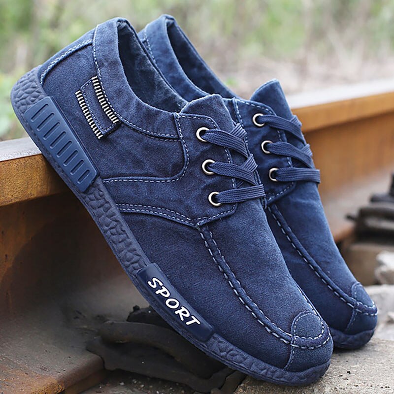 Summer Loafers Men Sneakers Denim Casual Shoes Slip On Flats Breathable Men Driving Shoes  2020 Zapatillas Hombre