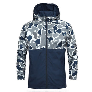 Windbreaker Men Casual sporting jacket Spring Autumn Lightweight Jacket New Arrival Hooded  Camouflage Jackets Outwear Cheap