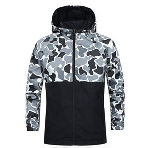 Windbreaker Men Casual sporting jacket Spring Autumn Lightweight Jacket New Arrival Hooded  Camouflage Jackets Outwear Cheap